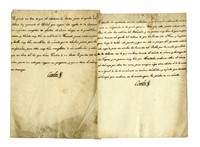 Raccolta di 15 lettere (autografè) firmate del Re delle Due Sicilie.