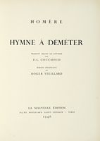 Hymne  Dmter [...]. Burins originaux de Roger Vieillard.
