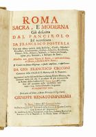 Roma sacra, e moderna gi descritta dal Pancirolo ed accresciuta da Francesco Posterla con una esatta notizia delle basiliche, chiese, ospedali...