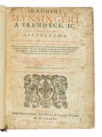 Apotelesma, id est Corpus perfectum scholiorum ad Institutiones Iustinianeas pertinentum...