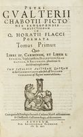 Petrii Gualterii Chabotii [...] in [...] Poemata tomus primus.