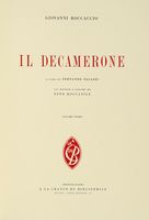 Il Decamerone a cura di Fernando Palazzi 101 tavole a colori di Gino Boccasile. Volume primo (-secondo).