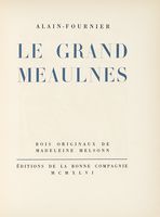 Le Grand Meaulnes. Bois originaux de Madeleine Melsonn.
