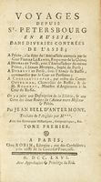 Voyages depuis St Petersbourg en Russie, dans diverses contres de l'Asie [...]. Tome premier (-troisime).