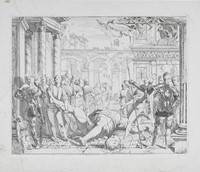 Martirio e trasporto del corpo decapitato di San Cristoforo / Martirio di San Cristoforo / Martirio di San Giacomo.