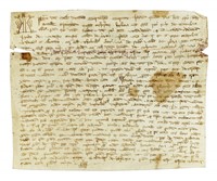 5 pergamene relative a Ugone Bertrando e alla sua famiglia.