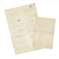 4 lettere autografe firmate inviate alla soprano Teresina Brambilla.