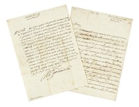 Lettera con firma autografa inviata a Giulio da Montauto.