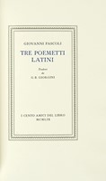 Tre poemetti latini.