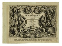 Cinque tavole da Venationes Ferarum, Avium, Piscium. Pugnae Bestiariorum: & mutuae Bestiarum,...
