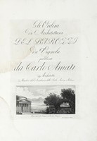 Gli ordini di architettura [...] pubblicati da Carlo Amati.