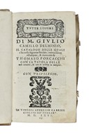 Lotto composto di 3 edizioni in piccolo formato del XVI secolo.