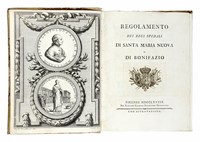 Regolamento dei regi spedali di Santa Maria Nuova e di Bonifazio.
