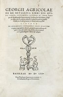 De re metallica libri XII.