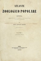 Tavole dall'Atlante zoologico popolare. Opera compilata sui pi recenti lavori di zoologia italiani e stranieri.