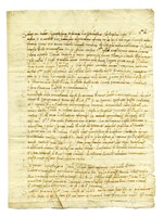 Lettera autografa firmata Guidantonius Vespucci orator florentinus, inviata a Pierfrancesco Gaddi presso il Re di Francia.