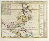 Nouvelle Carte de l' Amerique Septentrionale Dressee sur les plus Nouvelles Observations de Messieurs de l' Academie des Sciences et des meilleurs Geographes?