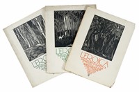 Lotto di 8 fascicoli da L'Eroica. Rassegna italiana di Ettore Cozzani. Anno XVI, nn. 112-114 - 118, 120-124.