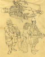 Venditore d'acqua; Albanese; Venditori di dolci.