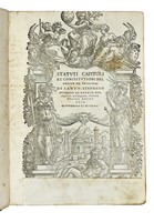 Statuti, capitoli et constitutioni del Ordine di Santo Stephano.