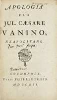 Apologia pro Jul. Caesare Vanino Neapolitano.