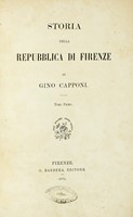 Lotto composto di 5 opere su Firenze e la storia fiorentina.