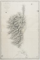 Carte Générale de l'Ile de Corse Dressée Pour la Partie Topographique d'après la Carte publiée par le Dépôt de la Guerre en 1824, pour la partie Hydrographique d'après les travaux exécutés en 1820, 1821, 1822 et 1824 sous les Ordres de Mr. Hell.