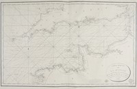 Carte Rduite de La Manche Dresse pour le Service des Vaisseaux Franais?au Dpt Gnral des Cartes et Plans de la Marine et des Colonies en 1798