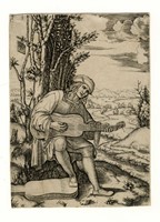 Suonatore di chitarra (ritratto di Giovanni Filoteo Achillini).