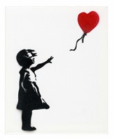 Dismaland. The Balloon Girl.