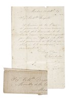Lettera autografa firmata, inviata al colonnello Grapolli.