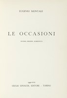 Le occasioni. Seconda edizione accresciuta.