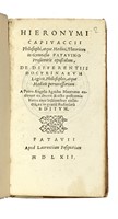 Opusculum, de differentiis doctrinarum logicis, philosophis, atque medicis...