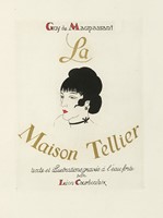 La Maison Tellier texte et illustrations gravs  l'eau-forte par Lon Courbouleix.