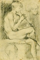 Studio anatomico di ragazzo.