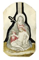 Pietà con la Vergine addolorata.