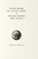 De Aetna Liber et Pietro Bembo De Aetna.