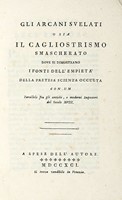 Lotto di 2 opere sul Conte Cagliostro.