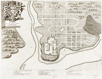 Pianta della città di S. Luigi metropoli del  Maragnone.