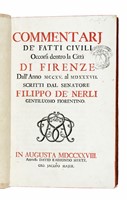 Commentarj de' fatti civili occorsi dentro la città di Firenze dall'anno 1215 al 1537...