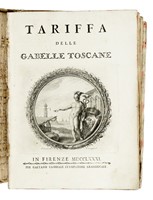 Tariffa delle gabelle toscane.