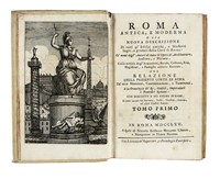Roma antica, e moderna o sia Nuova descrizione di tutti gl'edifizj antichi, e moderni sagri, e profani della citta di Roma: co' nomi degl'autori di tutte le opere di architettura, scultura, e pittura [...] duecento e piu figure in rame...