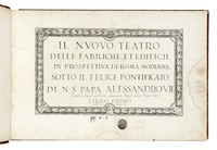 Il nuovo teatro delle fabriche, et edificii, in prospettiva di Roma moderna [...] Libro primo (-terzo).