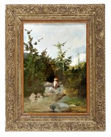 Ragazza sul fiume.