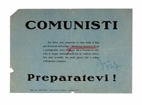 Raccolta di oltre 160 tra lettere, biglietti, telegrammi, cartoline e biglietti da visita di vari autori inviate a Giuseppe Maria Viti.