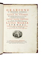 Orazioni o discorsi istorici sopra l'antica citta di Fiesole...
