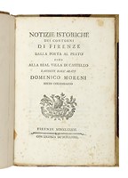 Notizie istoriche dei contorni di Firenze [...] Parte prima (-sesta ed ultima).