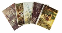 Lotto di 14 opere novecentesche illustrate sulla beccaccia.