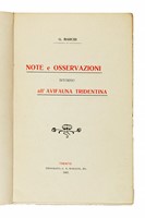 Note e osservazioni intorno all?avifauna Tridentina.