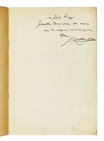 Dedica autografa su libro Progetto di linea elettrica urbana Metropolitana di Genova.